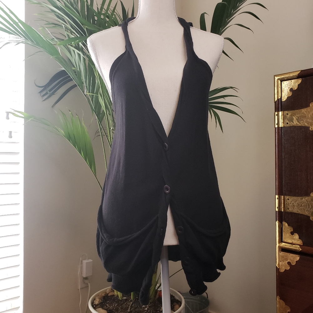 Black Sweater Vest - Moth by Anthropologie